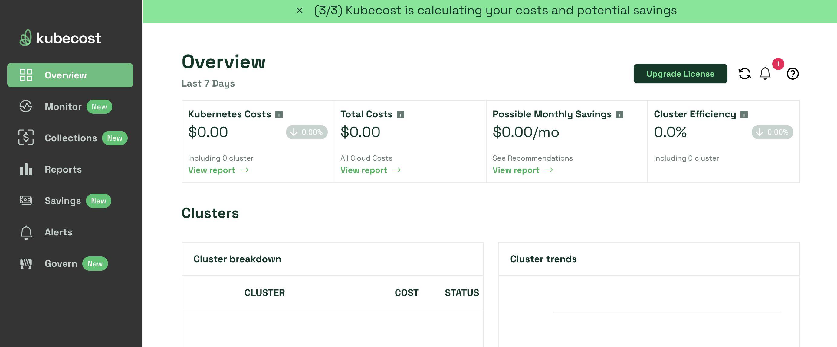 Image of Kubecosts Dashboard Image of Kubecosts Dashboard