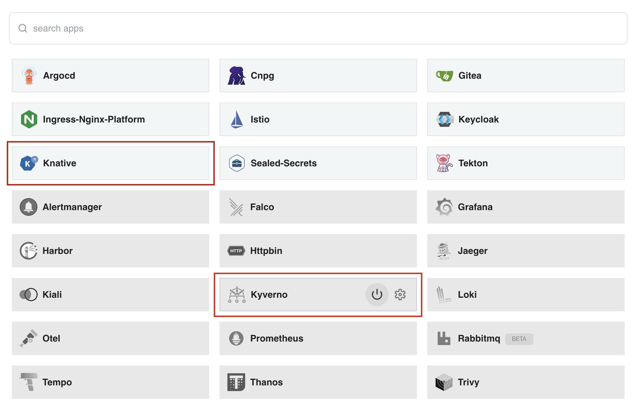 Enable Knative and Kyverno Enable Knative and Kyverno