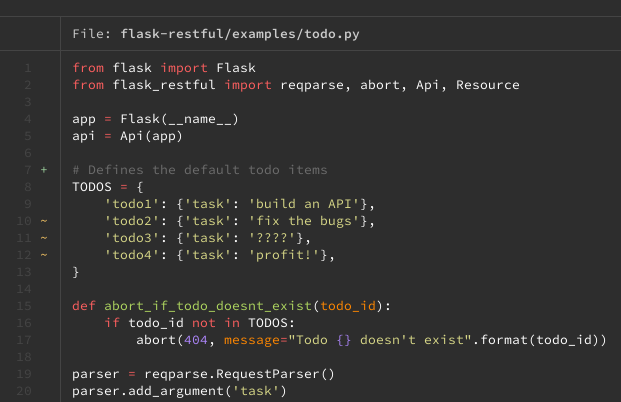 Python code with Git annotations in bat Python code with Git annotations in bat