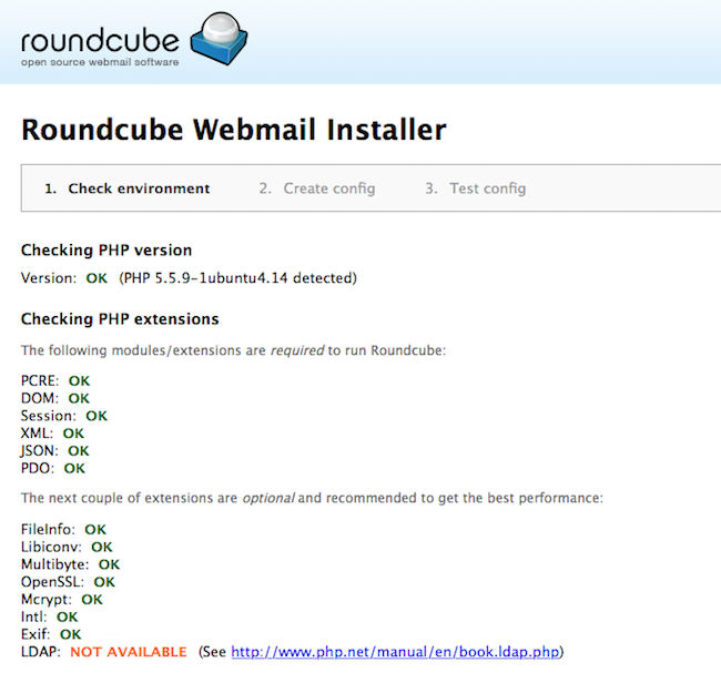 Roundcube Webmail Installer Roundcube Webmail Installer