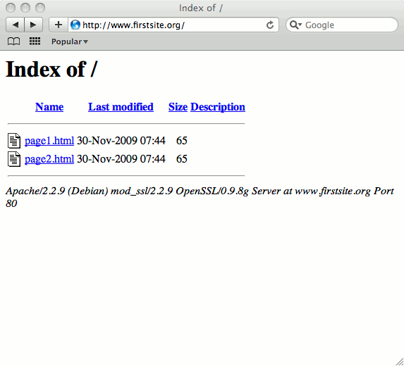 Website running under Apache on Debian 6 (Squeeze). Website running under Apache on Debian 6 (Squeeze).
